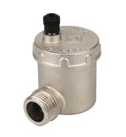 Изображение Воздухоотводчик автоматический угловой 1/2" x 10 бар - 110℃ GAPPO (арт. G1460)
