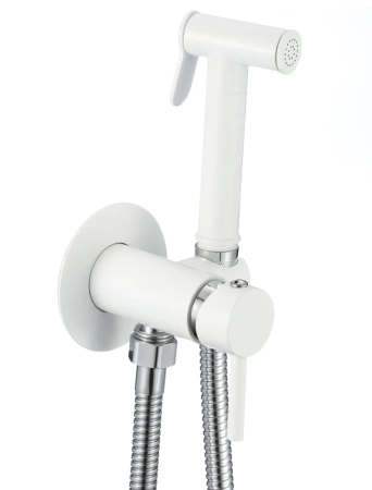 Смеситель для биде D-Lin латунь белый D-Lin (арт. D183202-C)