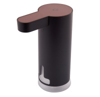 Изображение Диспансер для пены/жидкого мыла с USB подзарядкой металл чёрно-бордовый FASHUN (арт. A411-7)
